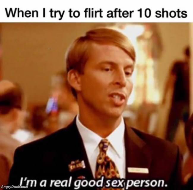 Flirting After Shots