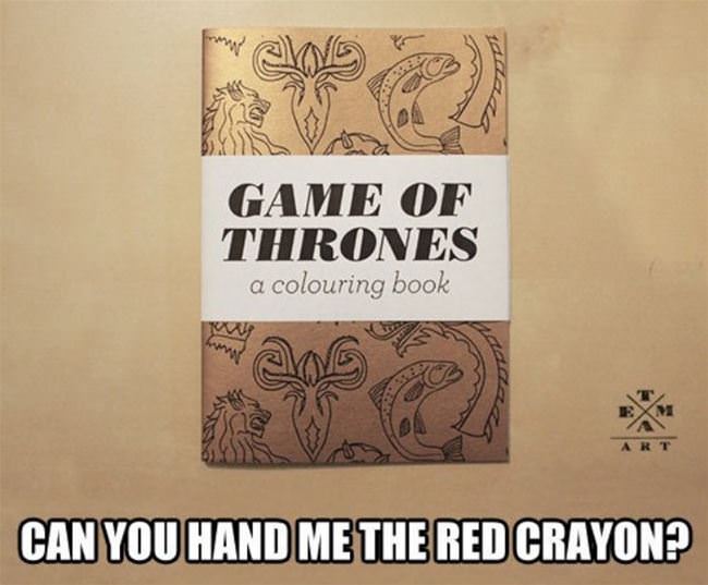 Game Of Thrones Coloring Book