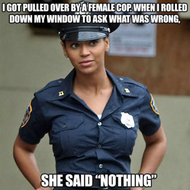 Got Pulled Over By A Female Cop