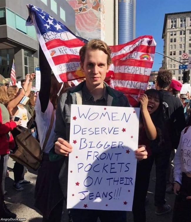 His Protesting Game Is Strong