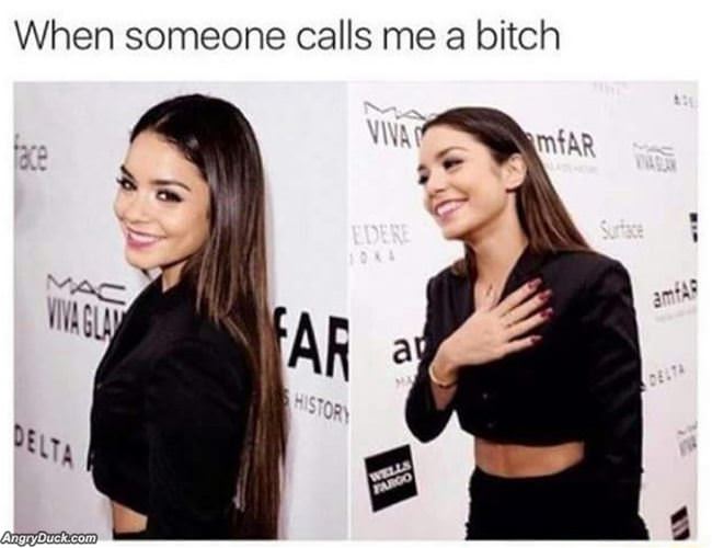 When Someone Calls Me A Bitch