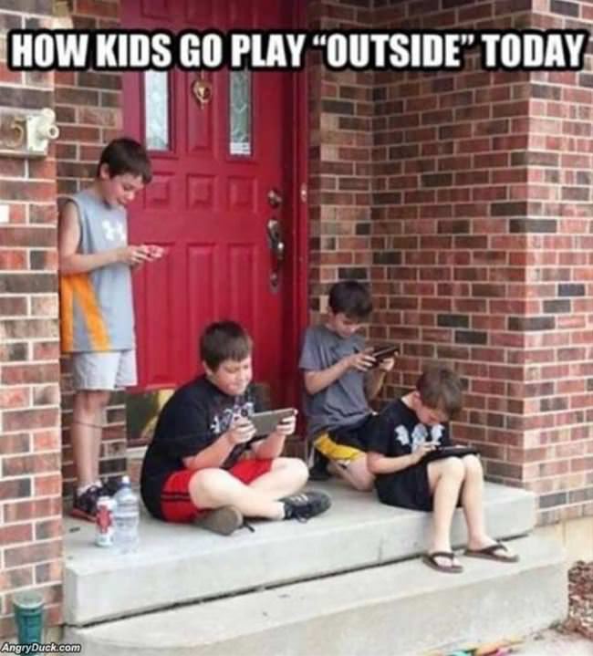 How Kids Go Play Outside