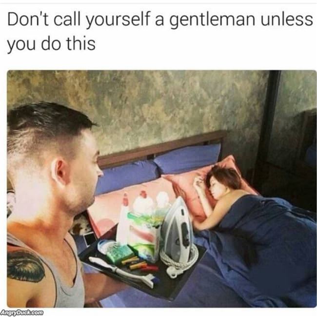 How To Be A Gentleman