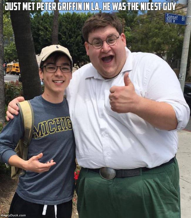 Just Met Peter Griffin