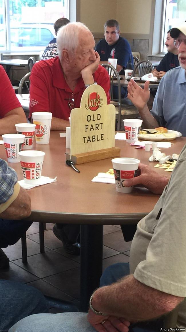 The Old Fart Table