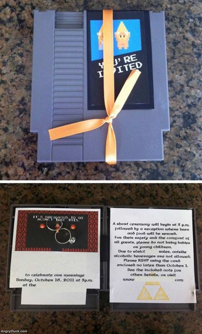 Cool Wedding Invite