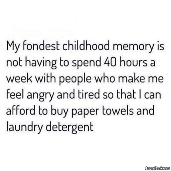 My Favorite Childhood Memory