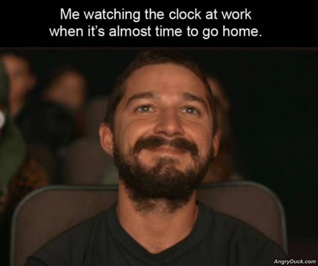 Watching The Clock At Work