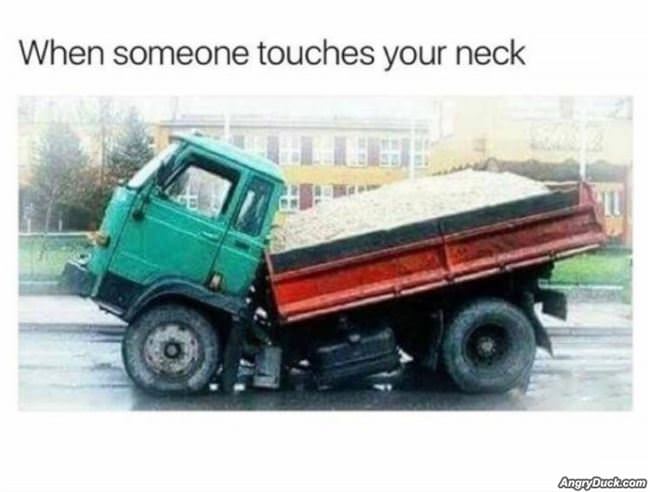 When Someone Touches Your Neck