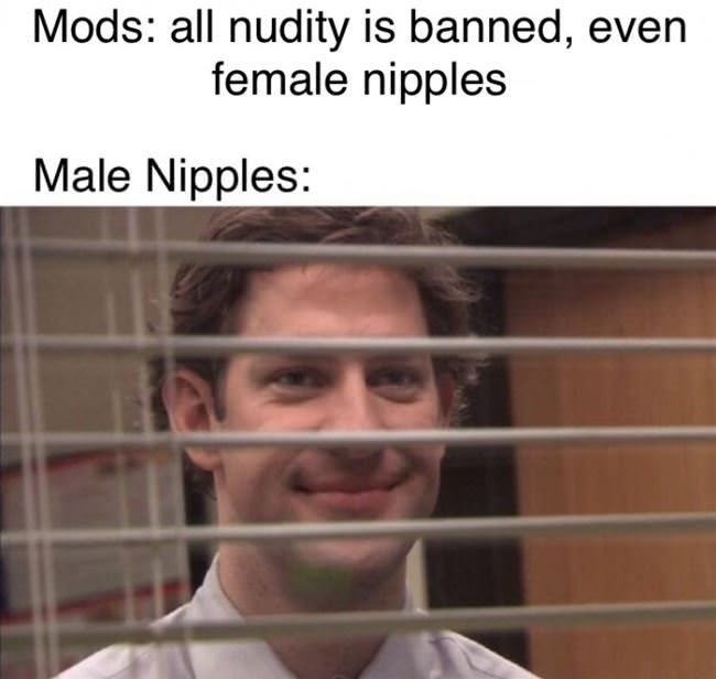 All Nudity Is Banned