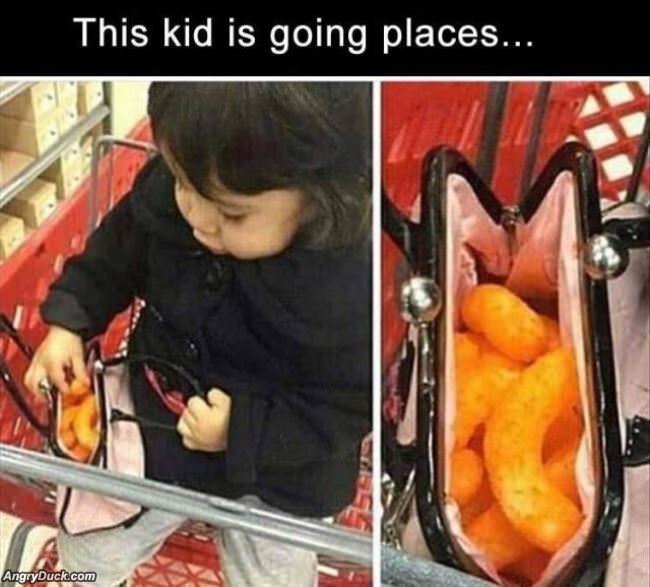 This Kid Is Going Places