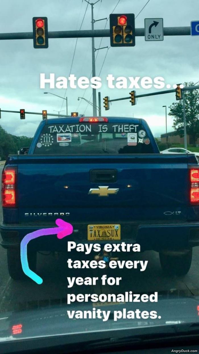 Hates Taxes