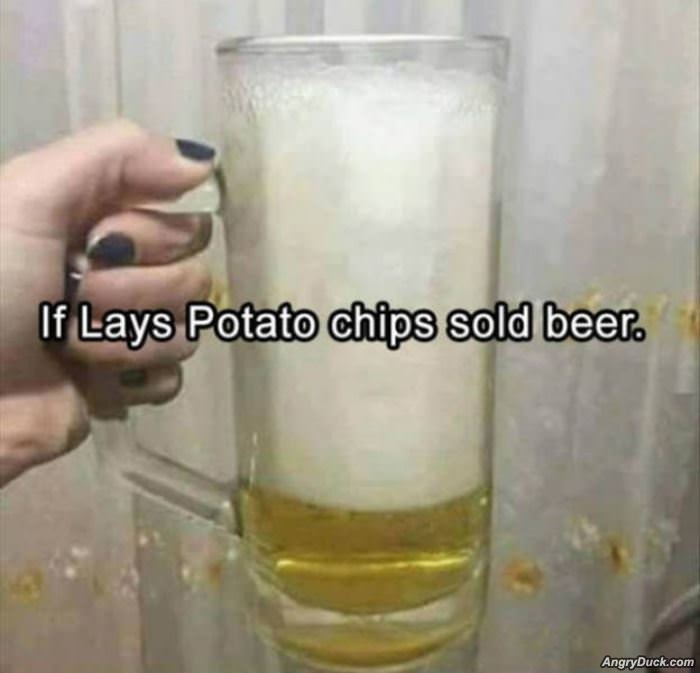 If Lays Potato Chips Sold Beer