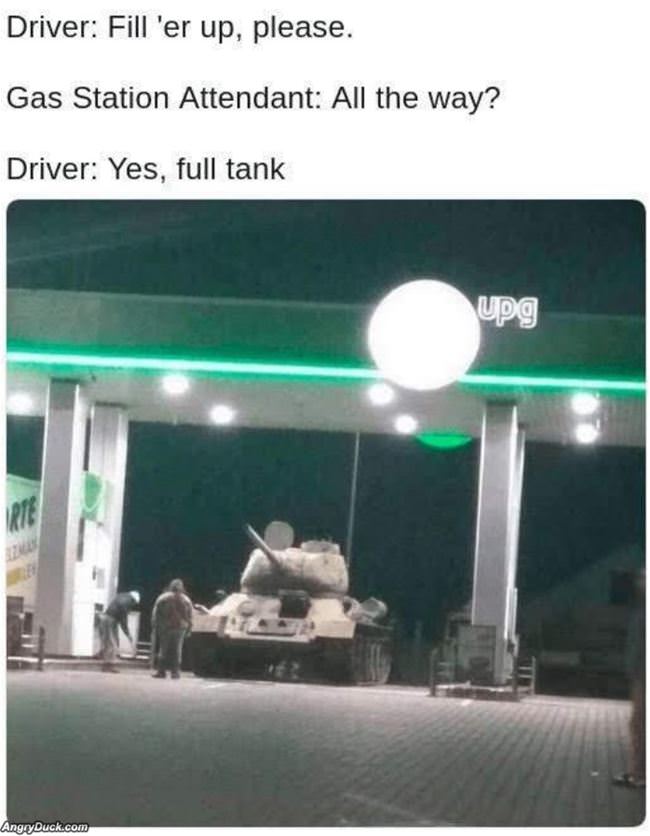 Full Tank Please