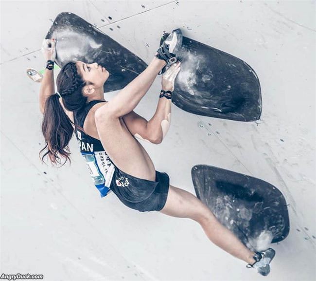 Intense Rock Climbing