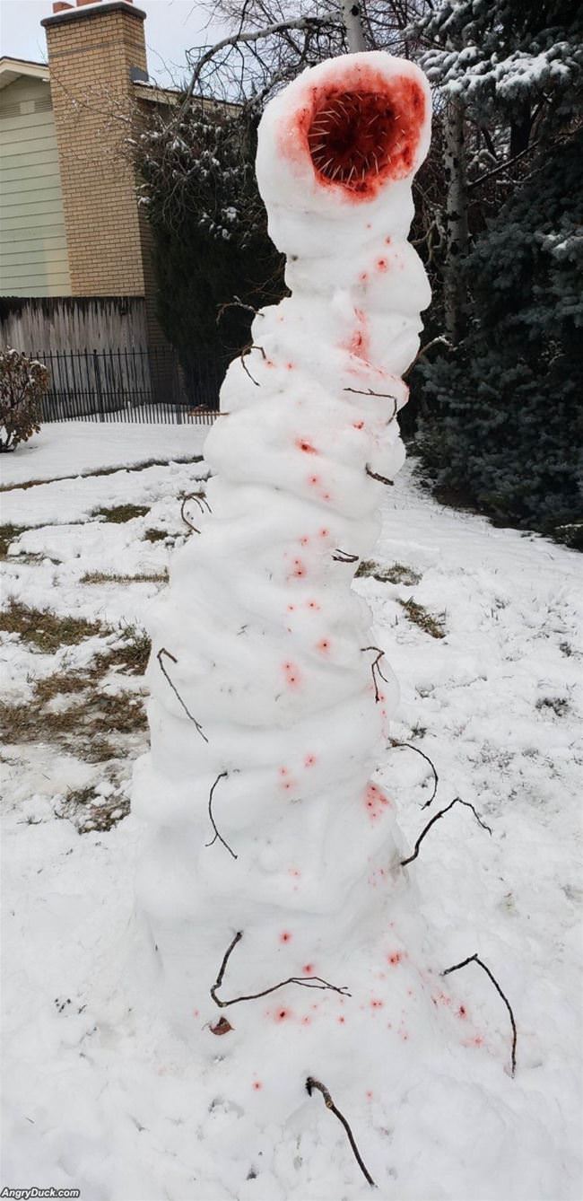 The Most Amazing Snowman