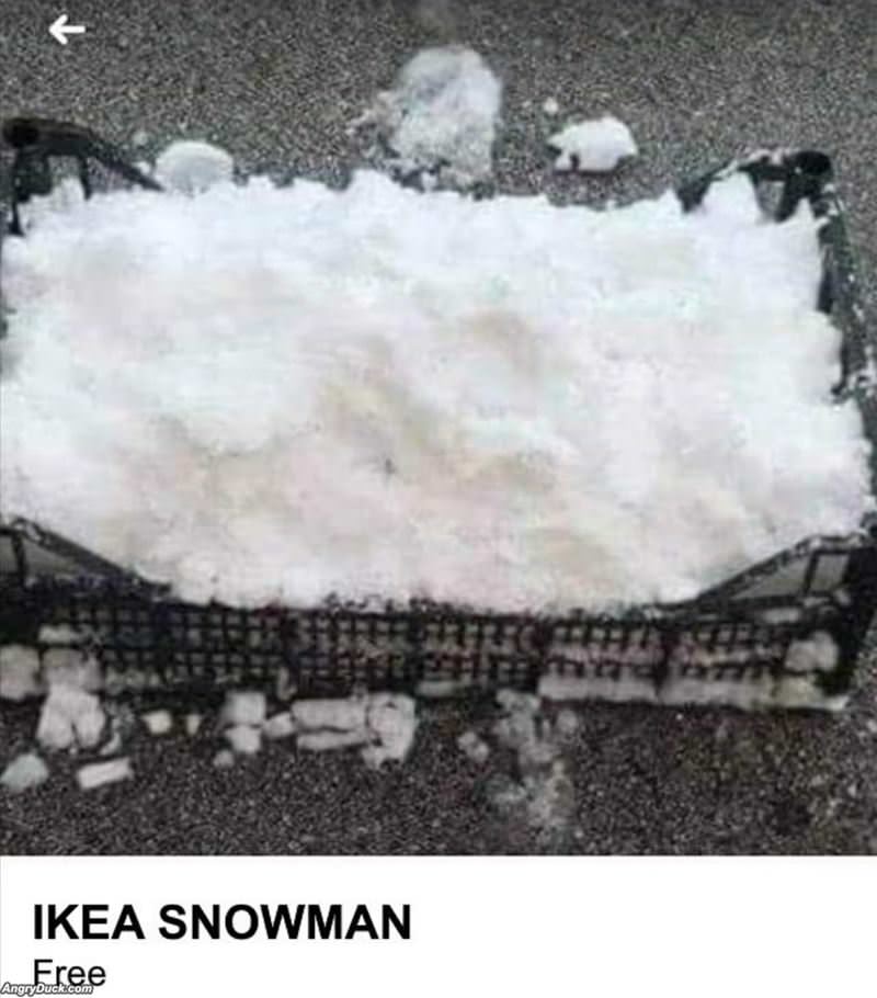 Ikea Snowman