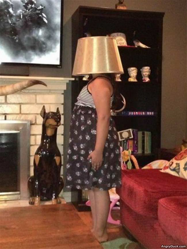 Hanging Out As A Lamp