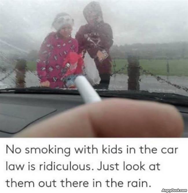 No Smoking With Kids