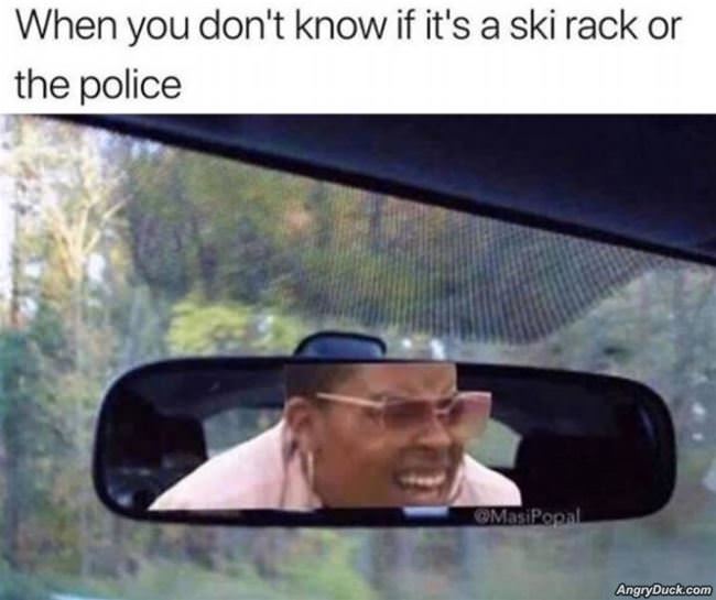 Ski Rack Or Police