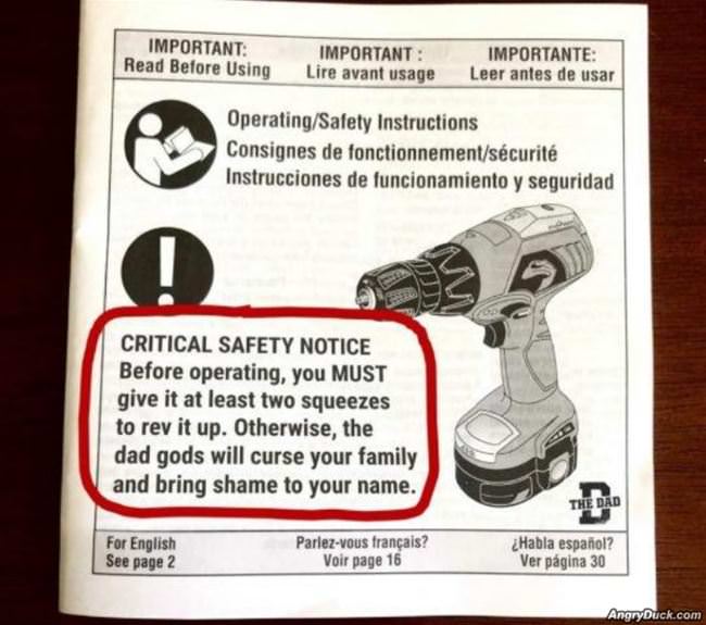 Critical Safety Notice