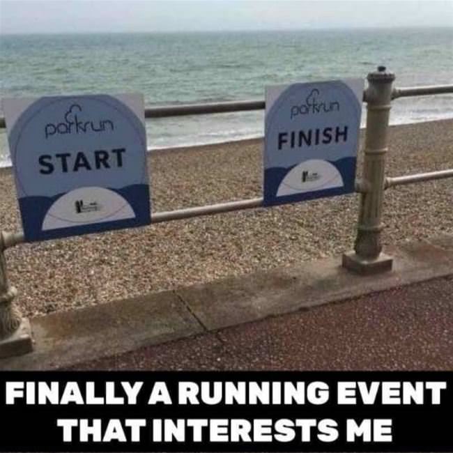 Finally A Running Event