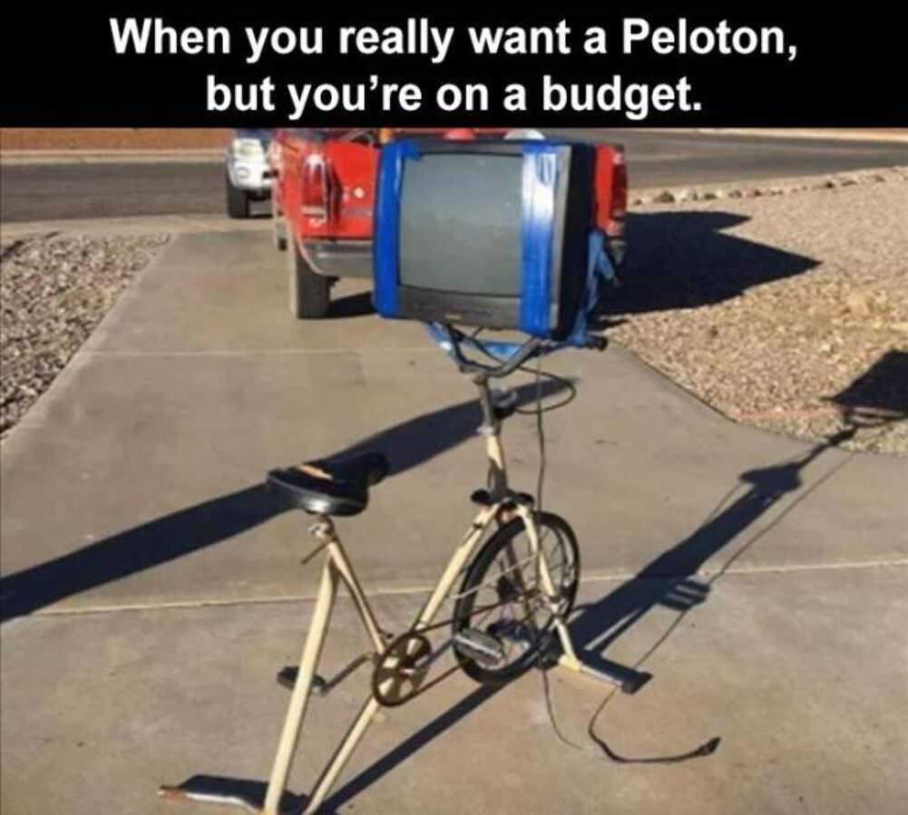 pelaton on a budget