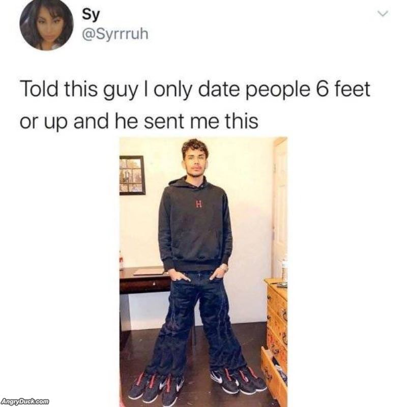 6 Feet Or Up