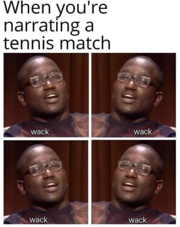 Narrating A Tennis Match