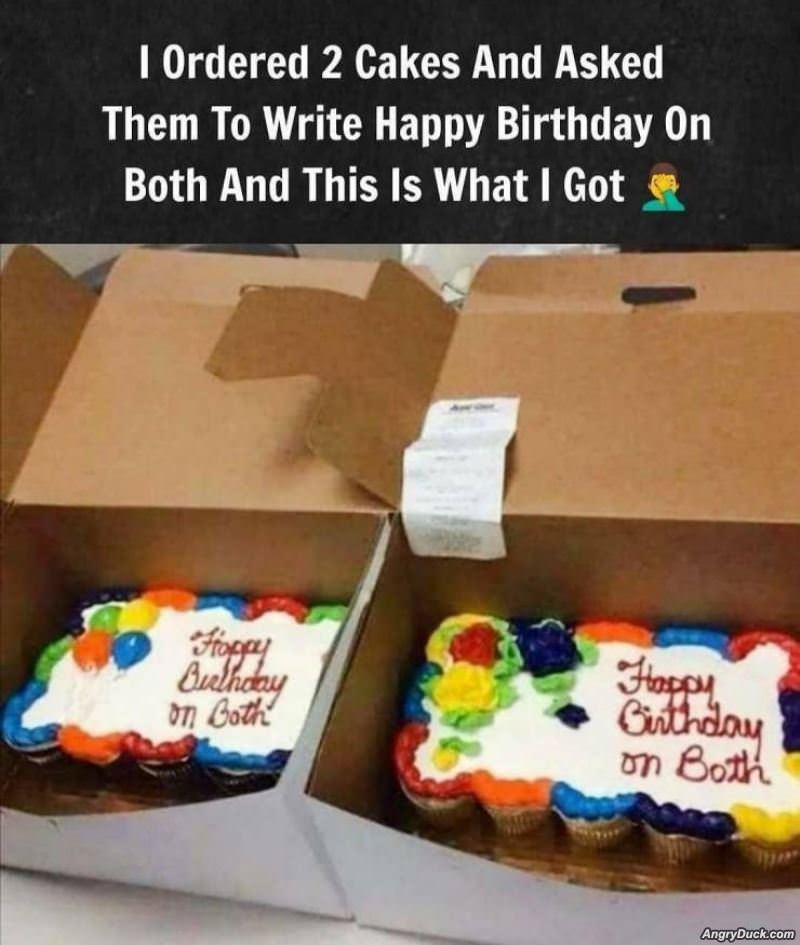 Happy Birthday On Both