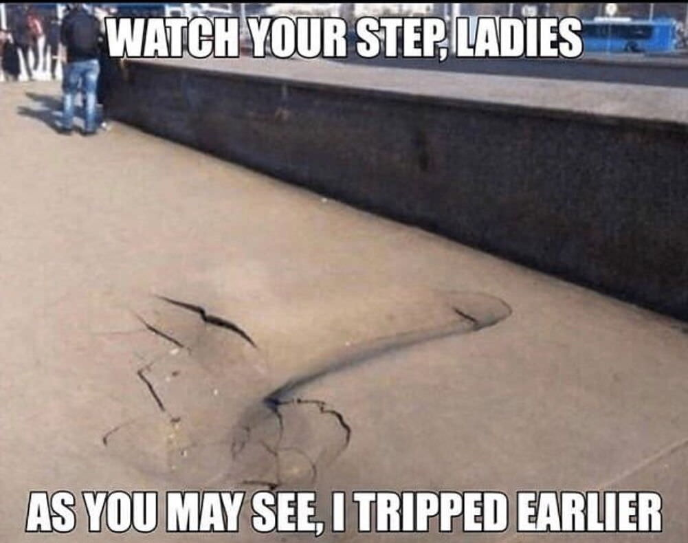 watch your step ladies