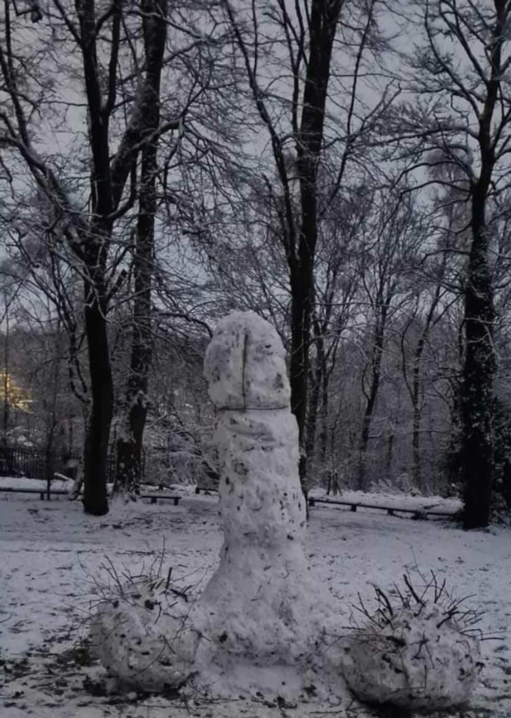 built a new snowman