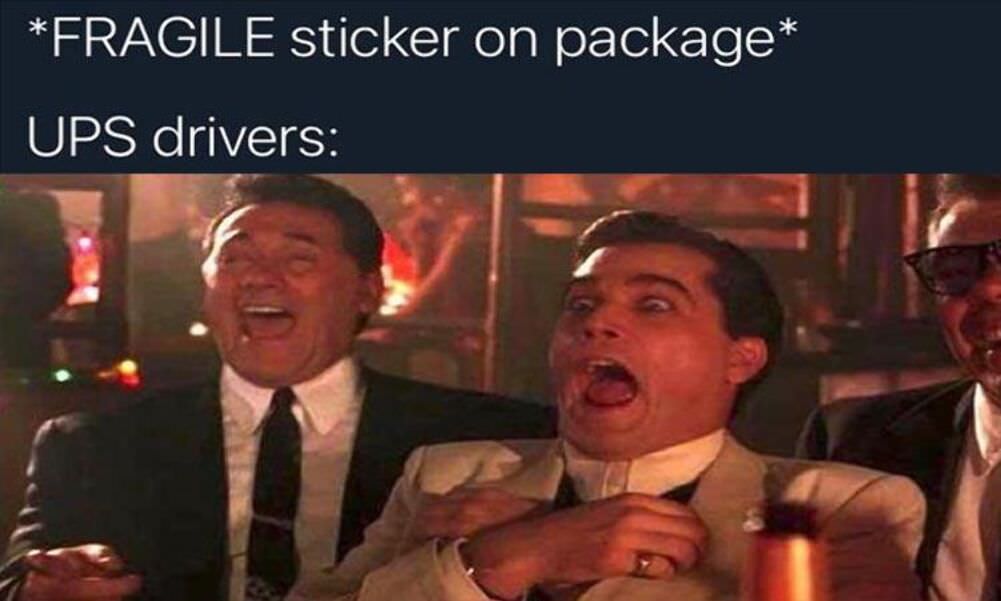 fragile sticker