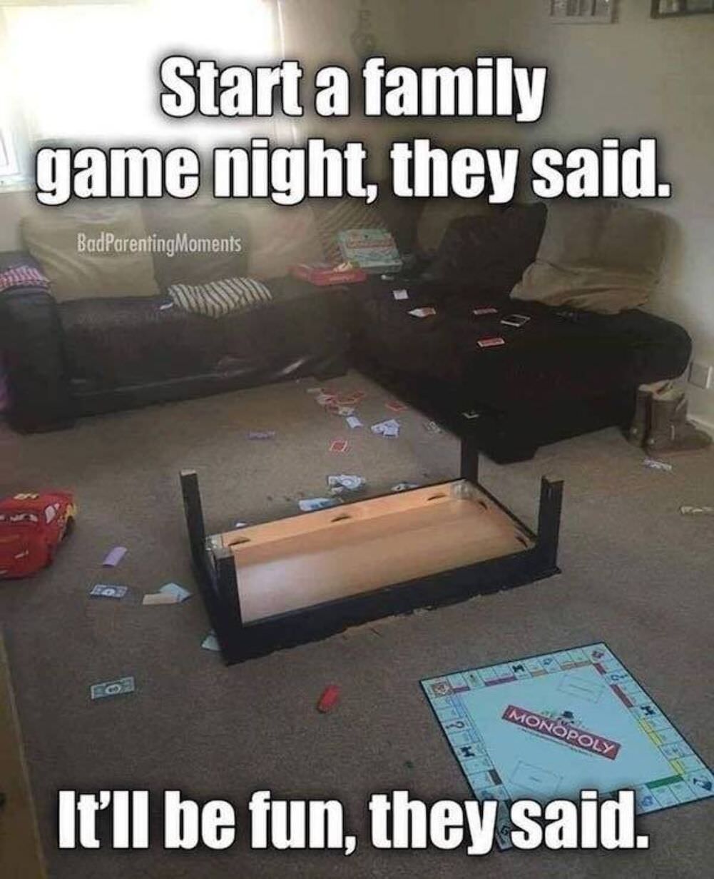 start a family game night