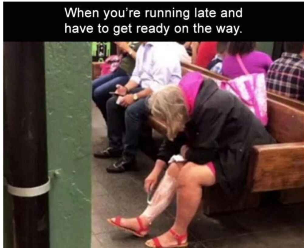 running a little late