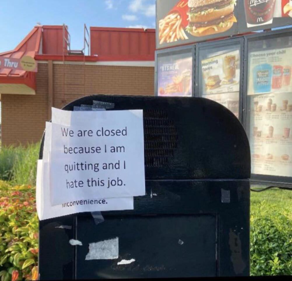 sorry we are closed