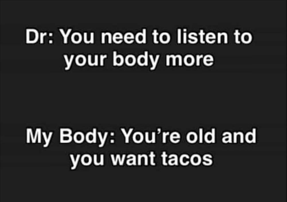 listen to your body