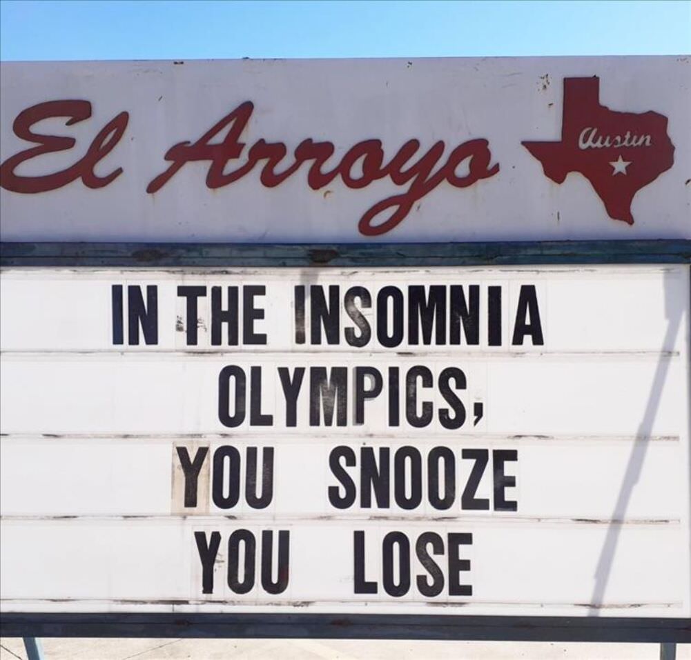 insomnia olympics