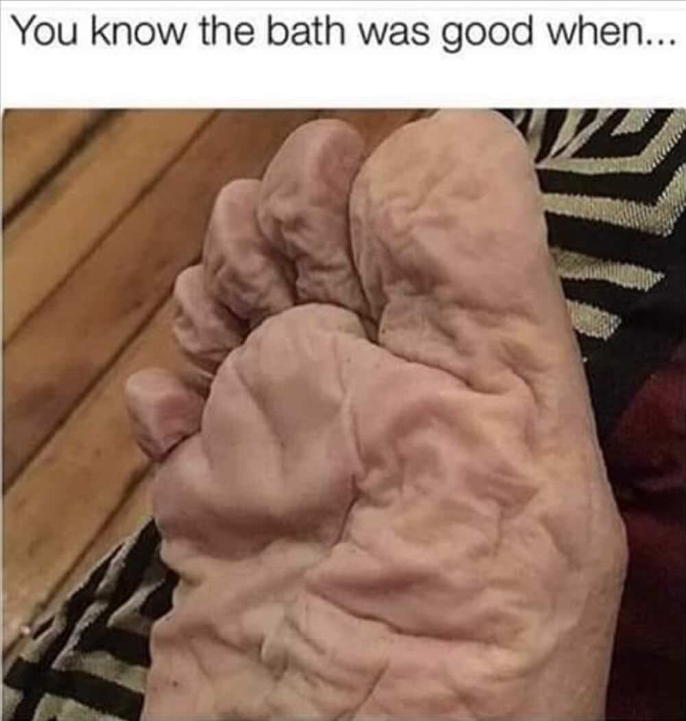 the bath was good