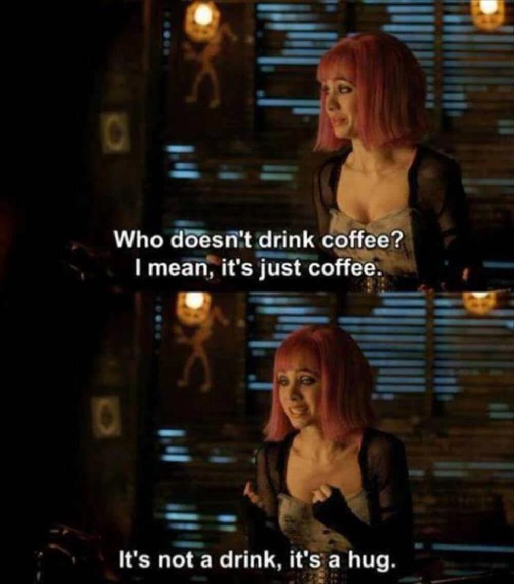 just coffee