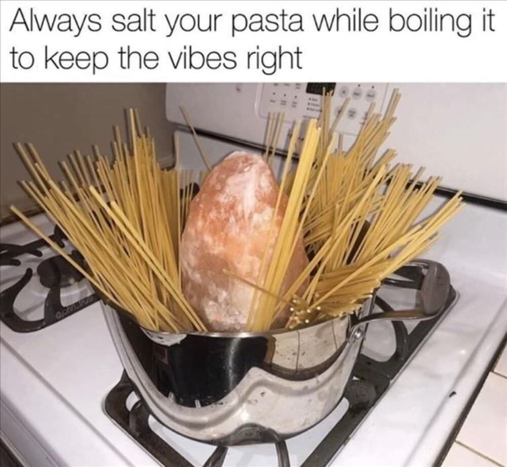 salt your pasta