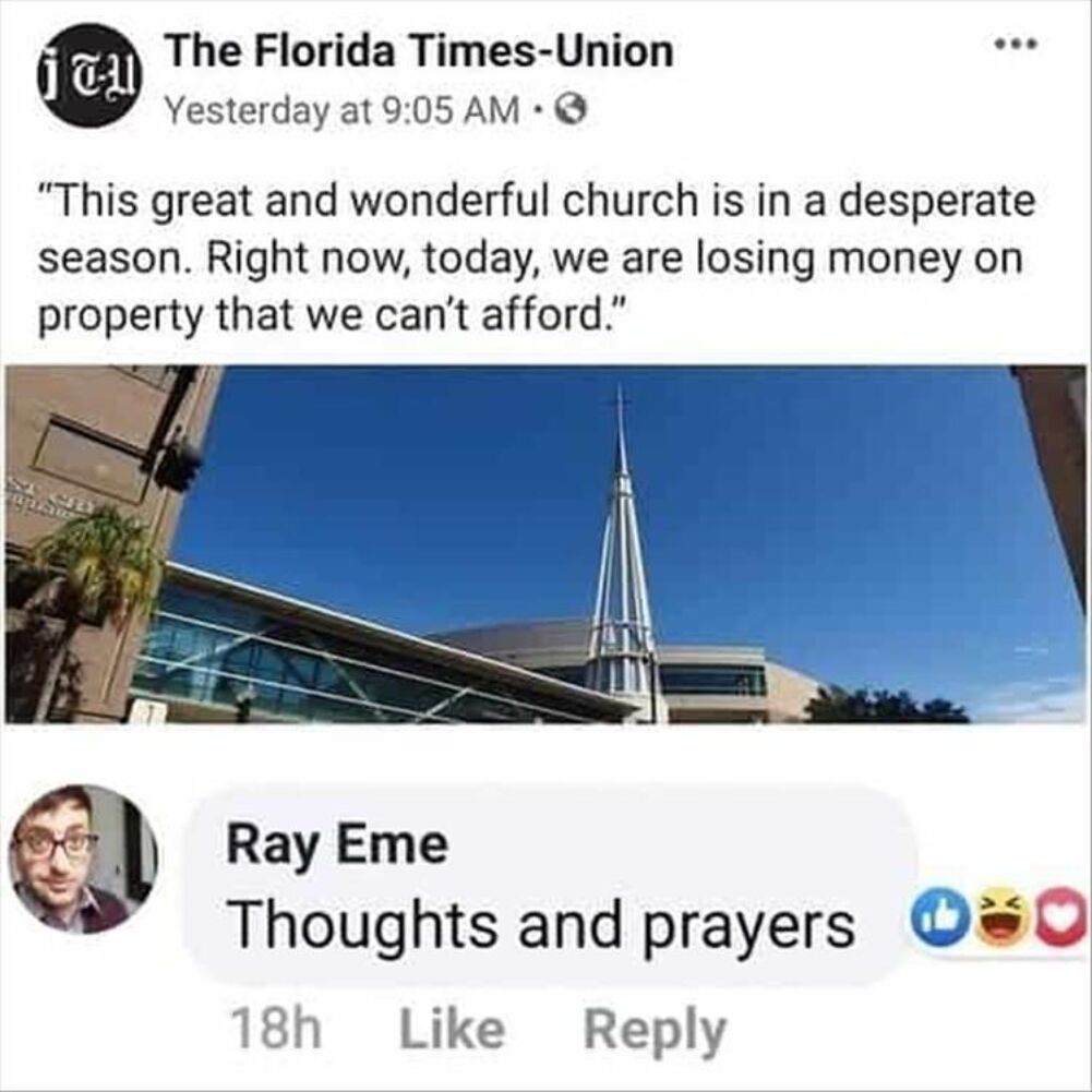 thoughts and prayers