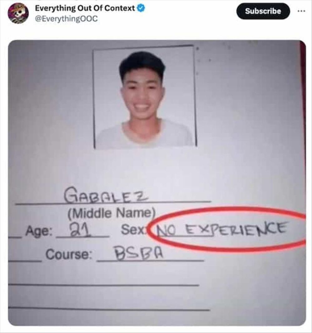 no experience