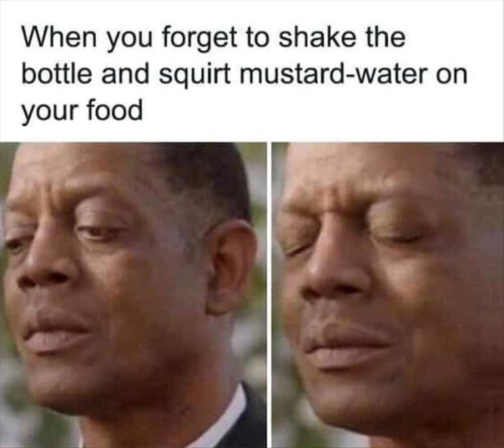 forgot to shake it