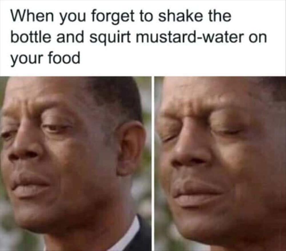 forgot to shake it