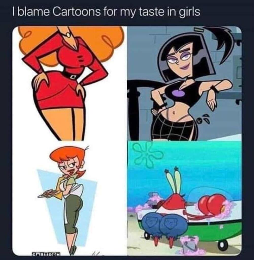 i blame cartoons