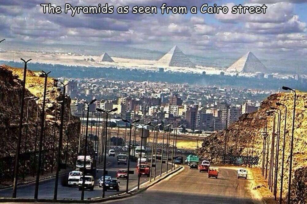 the pyramids