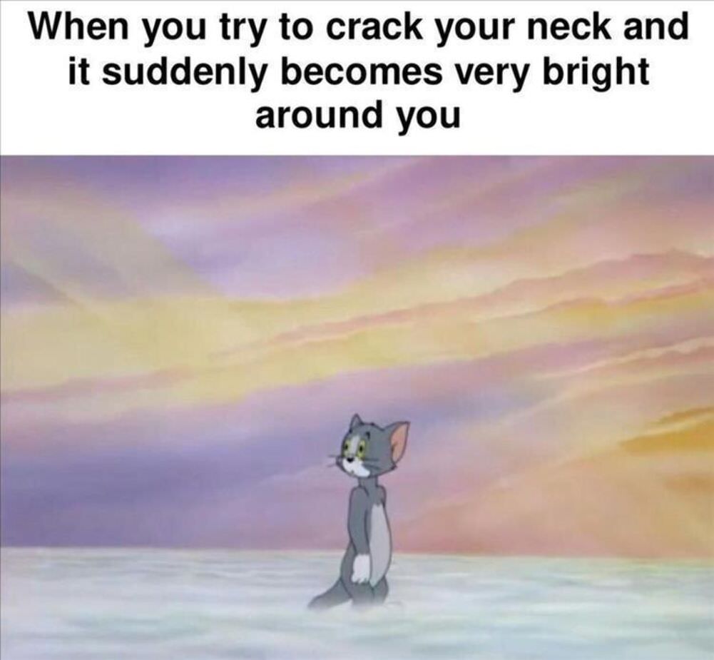 cracking your neck