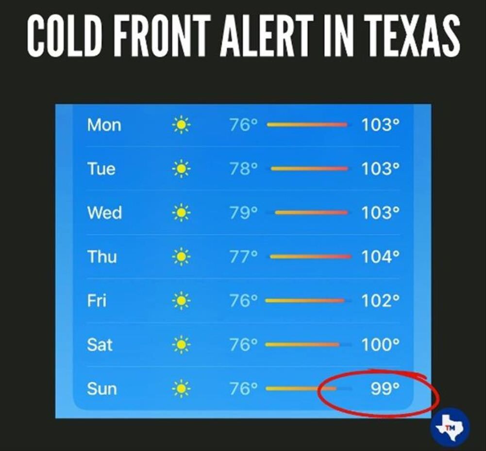 cold front alert