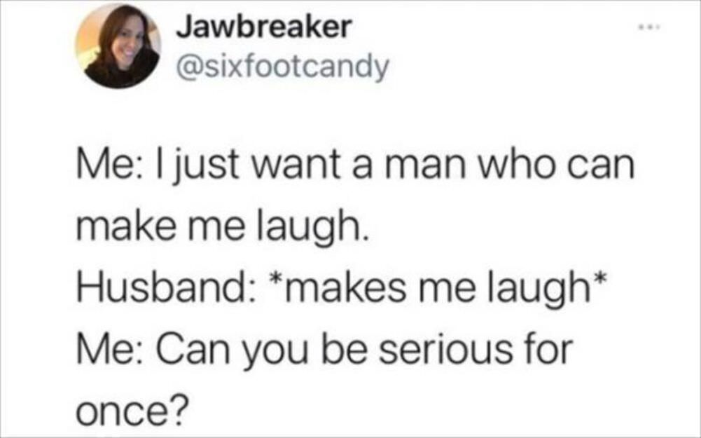 want a man